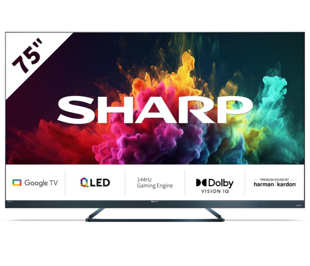 SHARP 75FQ8EG QLED 4K 144Hz Google TV Dolby Vision Dolby Atmos - 1189968 - zdjęcie